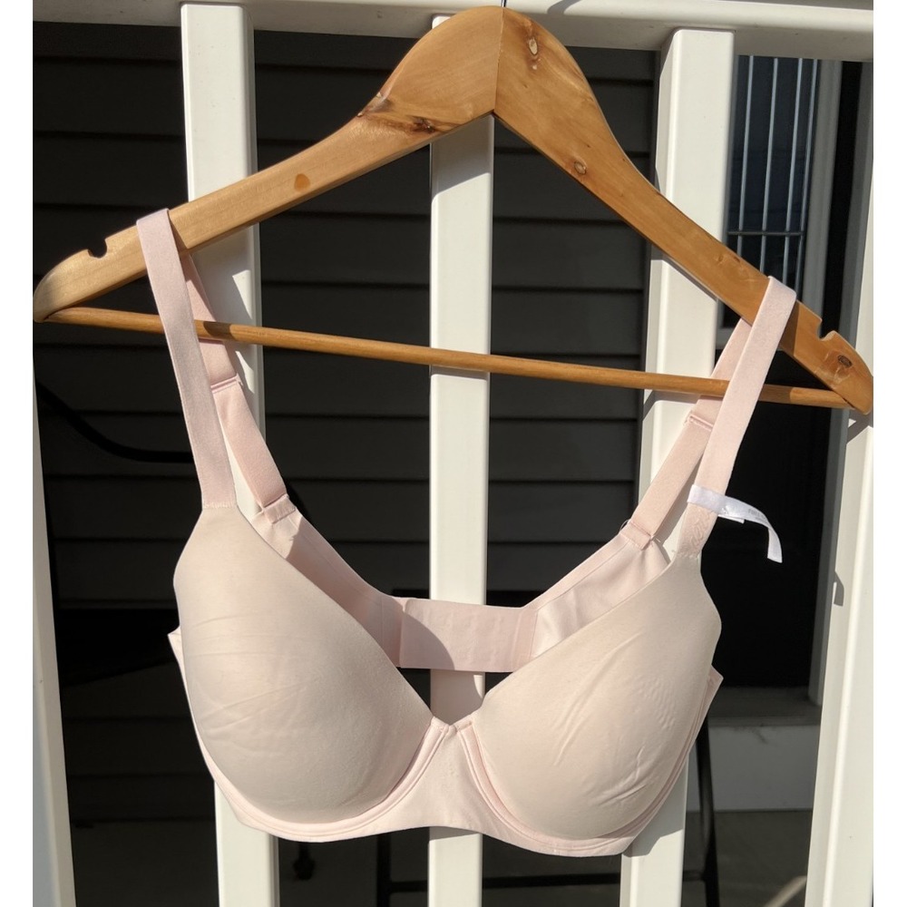 Aerie Bra Womens 32DD pink Real Free Full Coverage Underwire Lightly Lined NWT